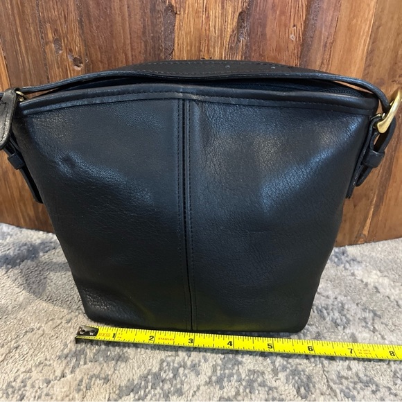 Vintage Coach Soho Mini Basket Bag 4107 Black Leather No HANG TAG - Picture 2 of 10